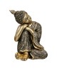 Figure Buddha Synthetic Resin Χρυσόχρωμο 10X10X17Cm 10X10X17Cm Figure Buddha Synthetic Resin Χρυσόχρωμο 10X10X17Cm 10X10X17Cm