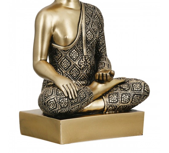 Figure Buddha Synthetic Resin Χρυσόχρωμο 12X8X22Cm 12X8X22Cm Figure Buddha Synthetic Resin Χρυσόχρωμο 12X8X22Cm 12X8X22Cm