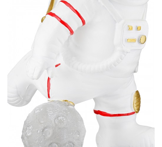Figure Astronaut Synthetic Resin Grey White 2 Assorted 10X14X18Cm 10X14X18Cm Figure Astronaut Synthetic Resin Grey White 2 Assorted 10X14X18Cm 10X14X18Cm