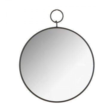  Καθρέφτης Καθρέφτης Γυαλικά Μαύρο 40X2X48Cm 40X2X48Cm