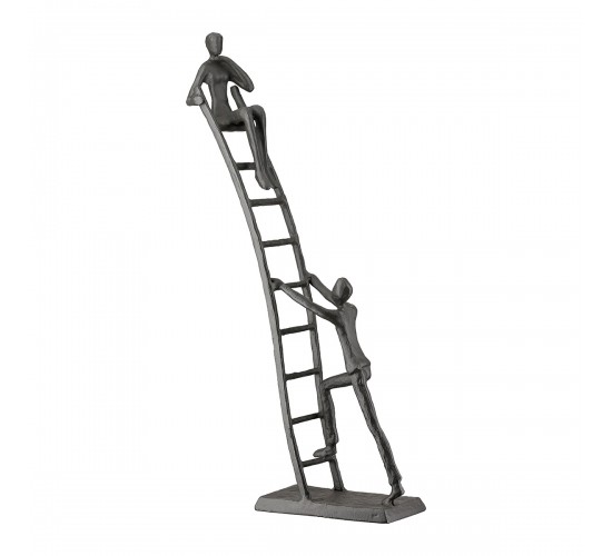 Γλυπτική Σκάλα Μεταλλική Σκούρο Καφέ 17X6X34Cm 17X6X34Cm Γλυπτική Σκάλα Μεταλλική Σκούρο Καφέ 17X6X34Cm 17X6X34Cm