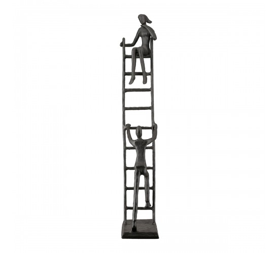 Γλυπτική Σκάλα Μεταλλική Σκούρο Καφέ 17X6X34Cm 17X6X34Cm Γλυπτική Σκάλα Μεταλλική Σκούρο Καφέ 17X6X34Cm 17X6X34Cm
