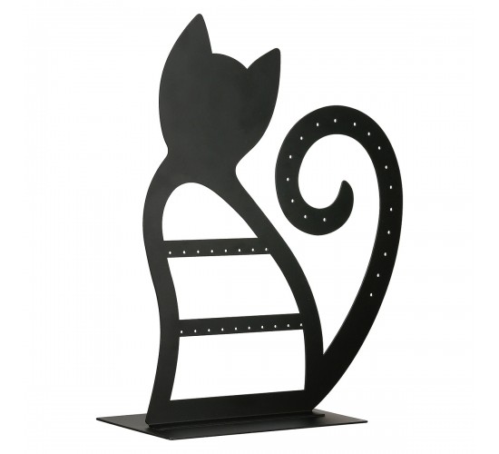 Βάση κοσμήματος Cat Metal Μαύρο 20X9X26Cm 20X9X26Cm Βάση κοσμήματος Cat Metal Μαύρο 20X9X26Cm 20X9X26Cm