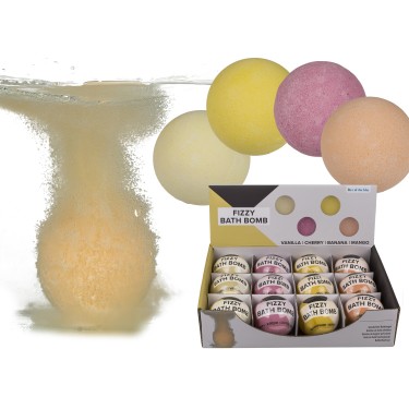 Βόμβα Μπάνιου Στρογγυλό Σε 4 Αρώματα Φρούτου 180g