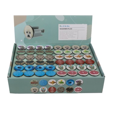 Βαλβίδα Νιπτήρα Trendy 7x4cm Σε 12 Σχέδια