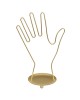 Μπιζουτιέρα Χέρι Χρυσό Μέταλλο 16x10x26.5cm