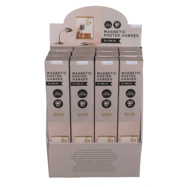 Πλαίσιο Μαγνητικό Για A3 Αφίσες Φυσικό Ξύλο 30cm Με Jute Σχοινί Για Κρέμασμα Στον Τοίχο