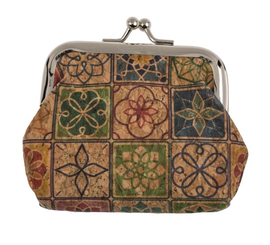 Πορτοφόλι Φελλού Σχέδιο Mandala 9x8cm Σε 4 Σχέδια Πορτοφόλι Φελλού Σχέδιο Mandala 9x8cm Σε 4 Σχέδια