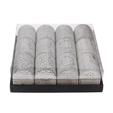 Κουτί Αποθήκευσης Κοσμημάτων Μέταλλο/Ξύλο 5x3.8cm Σε 6 Σχέδια