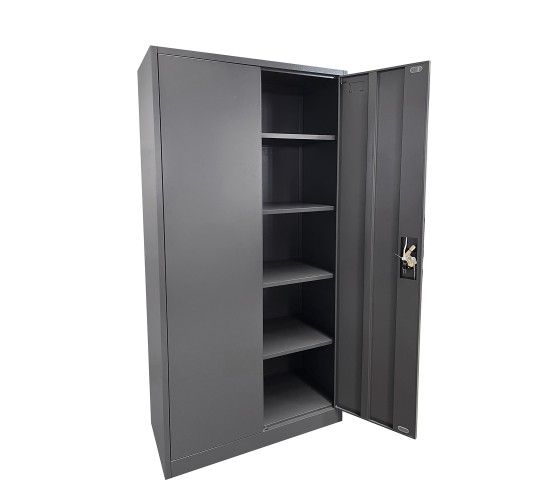Φοριαμός ArteLibre DURIN Σκούρο Γκρι Μέταλλο 90x45x180cm Φοριαμός ArteLibre DURIN Σκούρο Γκρι Μέταλλο 90x45x180cm