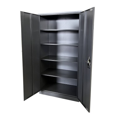 Φοριαμός ArteLibre DURIN Σκούρο Γκρι Μέταλλο 90x45x180cm