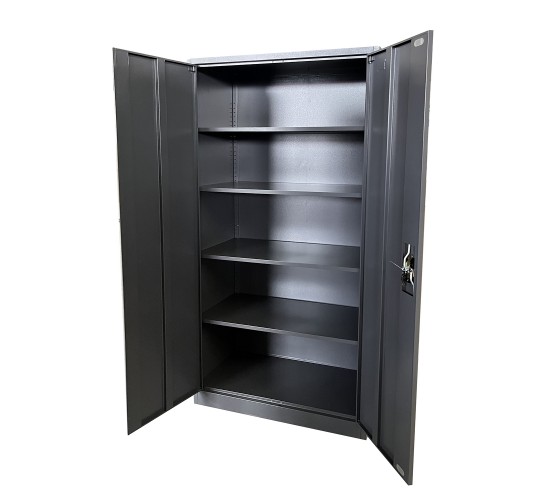 Φοριαμός ArteLibre DURIN Σκούρο Γκρι Μέταλλο 90x45x180cm Φοριαμός ArteLibre DURIN Σκούρο Γκρι Μέταλλο 90x45x180cm