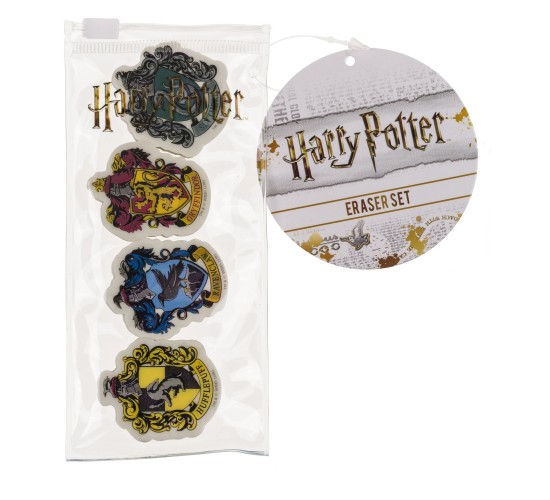 Γόμα Μολυβιού Harry Potter Σετ 4Τμχ Γόμα Μολυβιού Harry Potter Σετ 4Τμχ