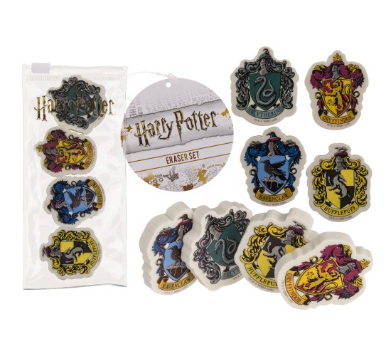 Γόμα Μολυβιού Harry Potter Σετ 4Τμχ Γόμα Μολυβιού Harry Potter Σετ 4Τμχ