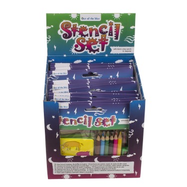 Σετ Στένσιλ 3Τμχ Σε 4 Σχέδια
