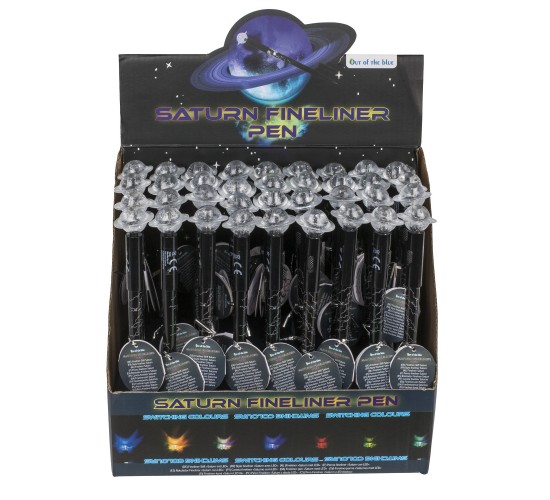 Στυλό Fineliner Με Λαμπάκι LED Πλανήτης Ποσειδώνας Μπαταρίας Μαύρο Πλαστικό 21cm Στυλό Fineliner Με Λαμπάκι LED Πλανήτης Ποσειδώνας Μπαταρίας Μαύρο Πλαστικό 21cm