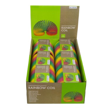 Παιχνίδι Ελατήριο Ουράνιο Τόξο Πλαστικό 10cm