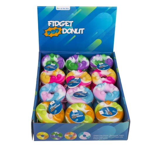 Παιχνίδι Fidget Donut Σιλικόνη 7x3.5cm Σε 4 Χρώματα Παιχνίδι Fidget Donut Σιλικόνη 7x3.5cm Σε 4 Χρώματα