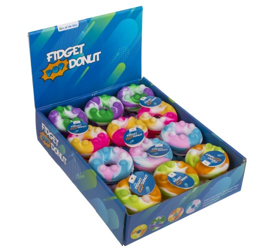 Παιχνίδι Fidget Donut Σιλικόνη 7x3.5cm Σε 4 Χρώματα Παιχνίδι Fidget Donut Σιλικόνη 7x3.5cm Σε 4 Χρώματα