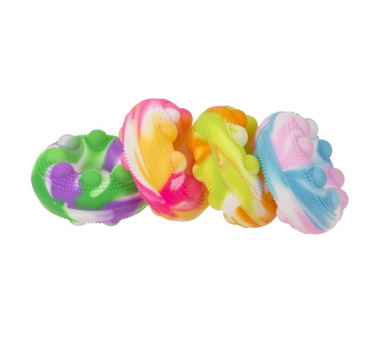 Παιχνίδι Fidget Donut Σιλικόνη 7x3.5cm Σε 4 Χρώματα Παιχνίδι Fidget Donut Σιλικόνη 7x3.5cm Σε 4 Χρώματα