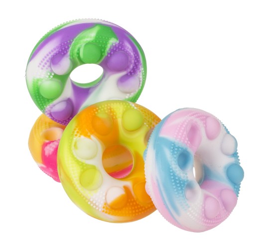 Παιχνίδι Fidget Donut Σιλικόνη 7x3.5cm Σε 4 Χρώματα Παιχνίδι Fidget Donut Σιλικόνη 7x3.5cm Σε 4 Χρώματα