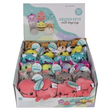 Κουκλάκι Ζωάκι Με Μπρελόκ 9cm Σε Διάφορα Σχέδια