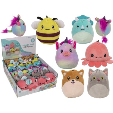 Κουκλάκι Ζωάκι Με Μπρελόκ 9cm Σε Διάφορα Σχέδια