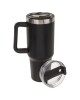 Κούπα Θερμός Με Ανοξείδωτο Εσωτερικό Με Καλαμάκι Μαύρο 1.2lt
