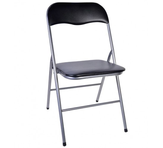 Kαρέκλα πτυσσόμενη ArteLibre Regale Μαύρο 44x48x82cm Kαρέκλα πτυσσόμενη ArteLibre Regale Μαύρο 44x48x82cm