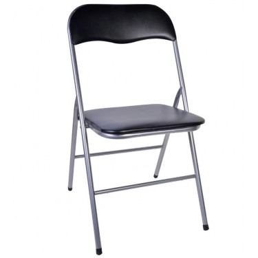 Kαρέκλα πτυσσόμενη ArteLibre Regale Μαύρο 44x48x82cm