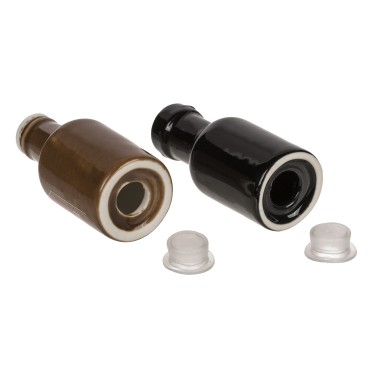 Σετ Δοχεία Αλατοπίπερο Μπουκάλι Κρασί Και Μπύρας Κεραμικό 4.5x4.5x6cm 2Τμχ