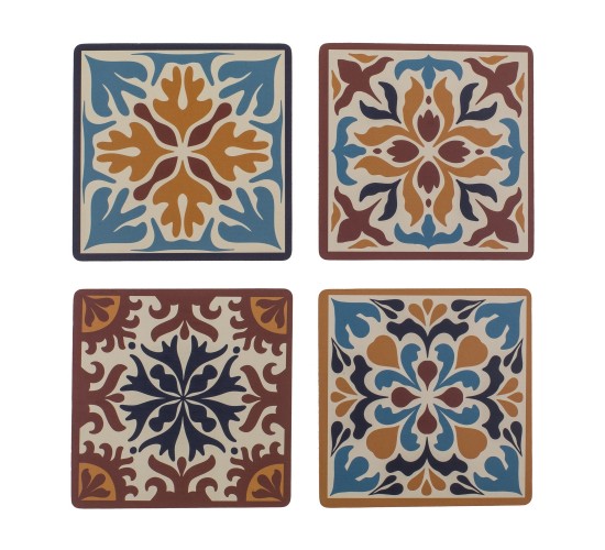 Σουβέρ Φελού Μωσαϊκό 9.5x9.5x0.5cm Σε 12 Σχέδια Σουβέρ Φελού Μωσαϊκό 9.5x9.5x0.5cm Σε 12 Σχέδια