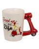 Κούπα Σκούτερ 375ml ‘Speed Up Your Ride’ Λευκό/Κόκκινο Κεραμικό 13.5x11cm Κούπα Σκούτερ 375ml ‘Speed Up Your Ride’ Λευκό/Κόκκινο Κεραμικό 13.5x11cm