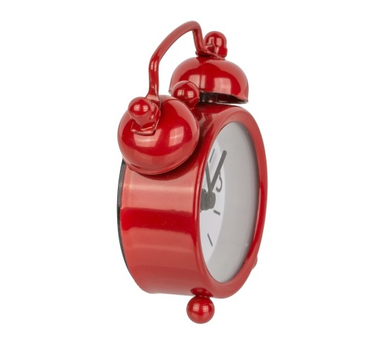 Μίνι Ξυπνητήρι Μέταλλο 6x4cm Σε 6 Χρώματα