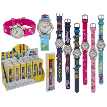 Ρολόι Χεριού Παιδικό Με Δείκτες Σε 6 Σχέδια