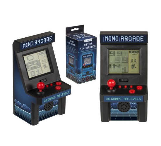 Παιχνίδι Mini Arcade Retro Με 26 Παιχνίδια Μπαταρίας Πλαστικό 12.7x7cm Παιχνίδι Mini Arcade Retro Με 26 Παιχνίδια Μπαταρίας Πλαστικό 12.7x7cm