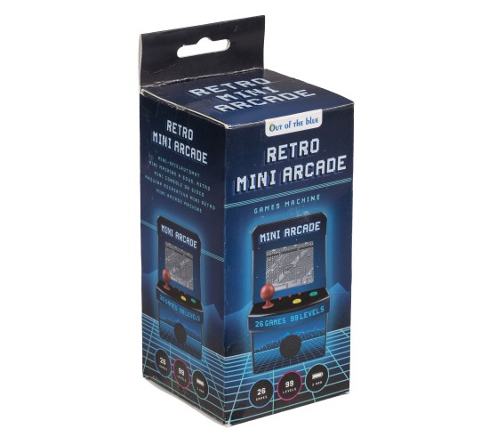 Παιχνίδι Mini Arcade Retro Με 26 Παιχνίδια Μπαταρίας Πλαστικό 12.7x7cm Παιχνίδι Mini Arcade Retro Με 26 Παιχνίδια Μπαταρίας Πλαστικό 12.7x7cm