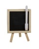 Μαυροπίνακας Μίνι Μαγνητικός Με Μαρκαδόρο Και Βάση Ξύλο 10cm