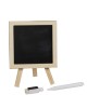 Μαυροπίνακας Μίνι Μαγνητικός Με Μαρκαδόρο Και Βάση Ξύλο 10cm
