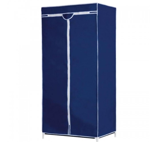Ντουλάπα Υφασμάτινη Μπλε 160x75x50cm Ντουλάπα Υφασμάτινη Μπλε 160x75x50cm