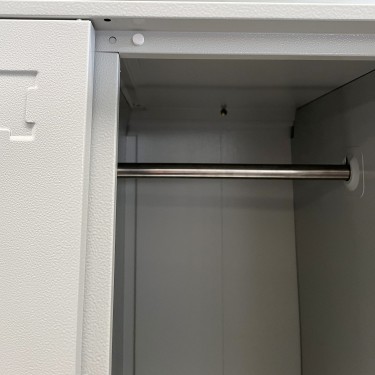 Φοριαμός ArteLibre 6 Θέσεων ELBORON Ανοιχτό Γκρι Μέταλλο 90x45x185cm