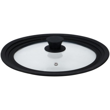 Καπάκι Κατσαρόλας Γυάλινο Με Σιλικόνη 28cm ALPINA