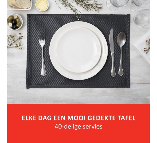 Σετ Δείπνου 40Τμχ Πορσελάνη