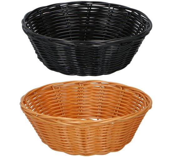 Καλάθια 20cm 2Τμχ Καφέ/Μαύρο ALPINA Καλάθια 20cm 2Τμχ Καφέ/Μαύρο ALPINA