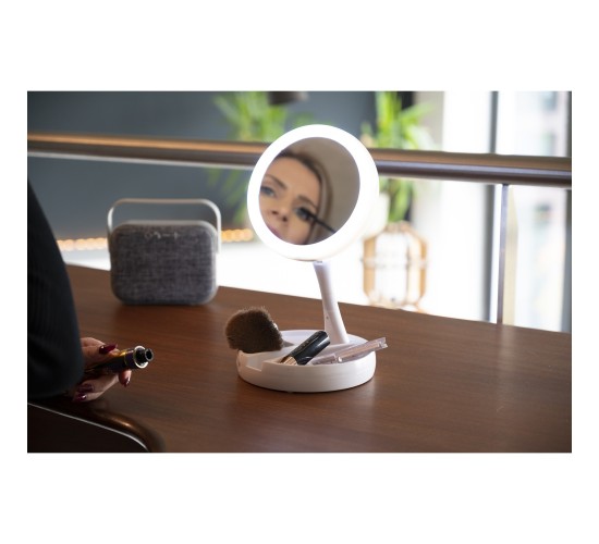 Καθρέφτης Καλλυντικών 21 LED Αναδιπλούμενος GRUNDIG Καθρέφτης Καλλυντικών 21 LED Αναδιπλούμενος GRUNDIG