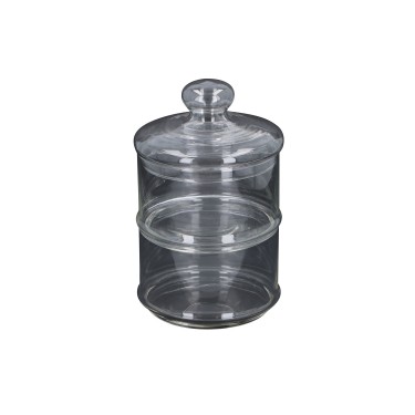 Γυάλινο Βάζο Αποθήκευσης 2 Επιπέδων 16x28cm ALPINA