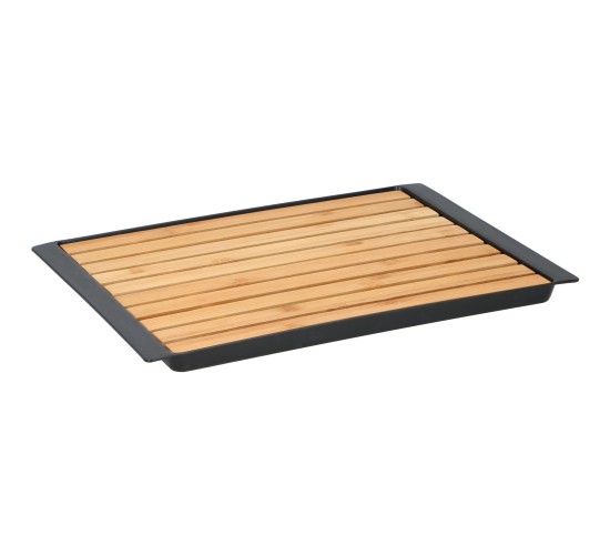 Ξύλο Κοπής με Δίσκο Ψίχουλων 38x27x2cm ALPINA Ξύλο Κοπής με Δίσκο Ψίχουλων 38x27x2cm ALPINA