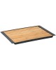 Ξύλο Κοπής με Δίσκο Ψίχουλων 38x27x2cm ALPINA Ξύλο Κοπής με Δίσκο Ψίχουλων 38x27x2cm ALPINA