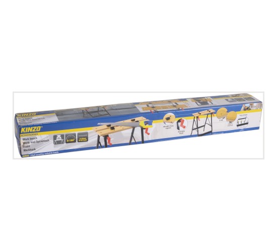 Πάγκος Εργασίας 560x620x760mm Αλουμίνιο/MDF KINZO Πάγκος Εργασίας 560x620x760mm Αλουμίνιο/MDF KINZO