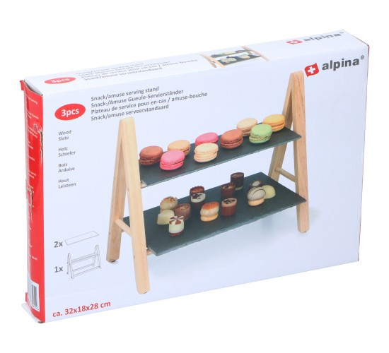 Βάση Εταζέρας 2 Επιπέδων 32x18x28cm ALPINA Βάση Εταζέρας 2 Επιπέδων 32x18x28cm ALPINA